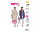Schnittmuster burda style - Mantel & Weste 5840 - Plus Size